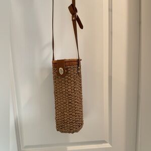 Wine Carrier, Wicker Basket